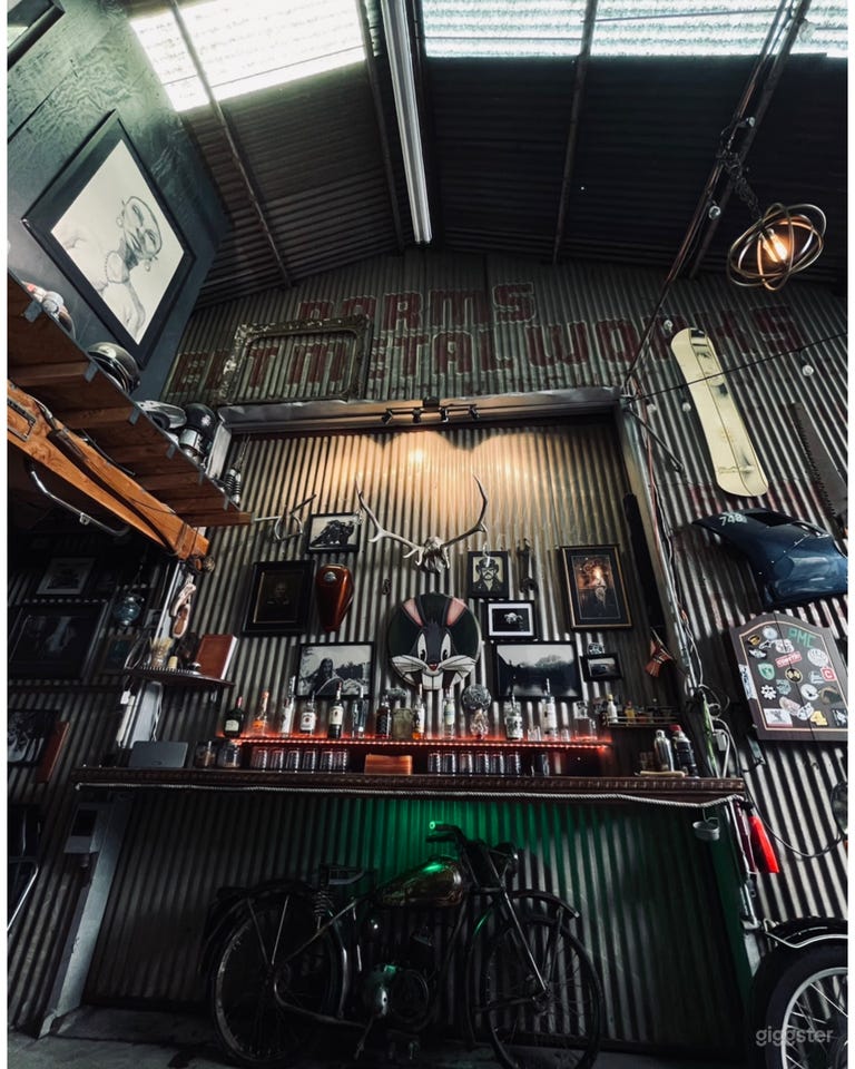  Vintage Warehouse and Tattoo Studio for Rent 