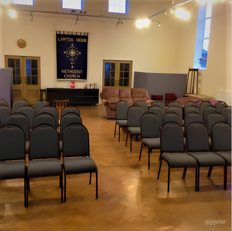  Fully Equipped Church Hall in Manchester 