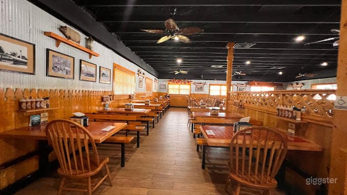  Dining Area in Barbeque Restaurant 