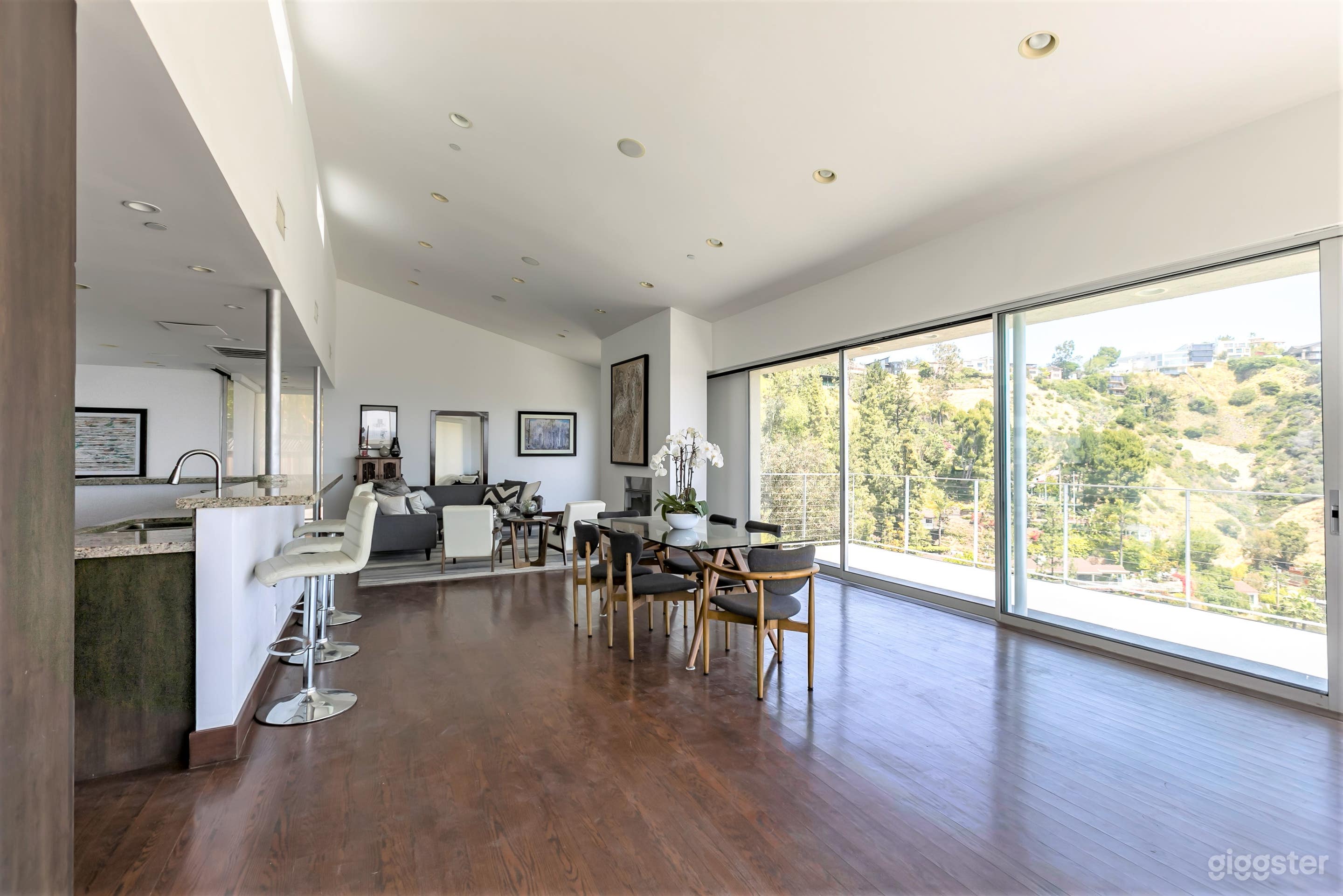 Hollywood Hills Mid Century Modern w/ Jetliner views Photo 4