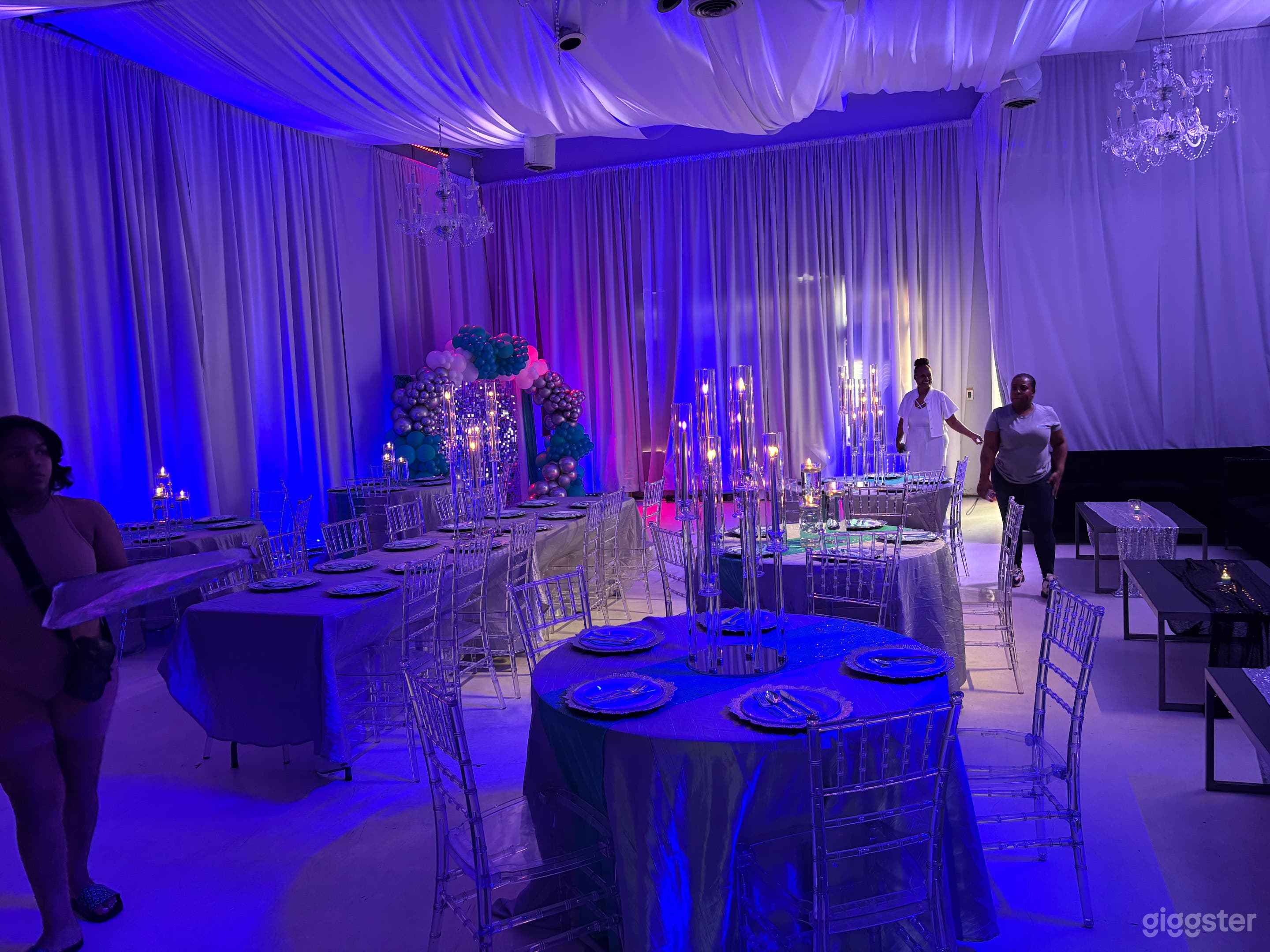 West Midtown Loft Venue w Draping & Uplighting Photo 4