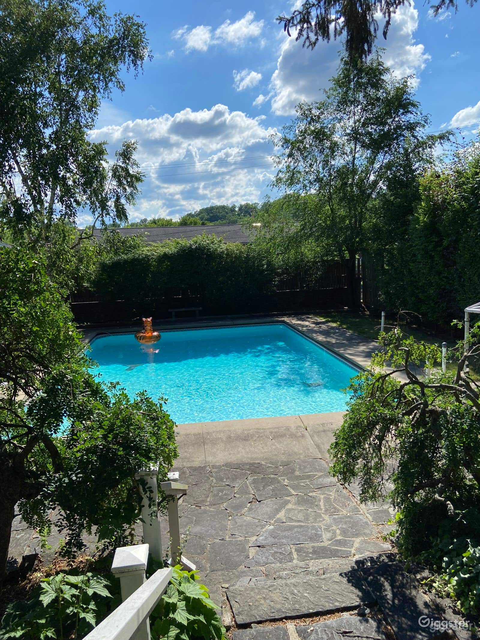 1934 Vintage Catskill Swimming Pool Photo 1