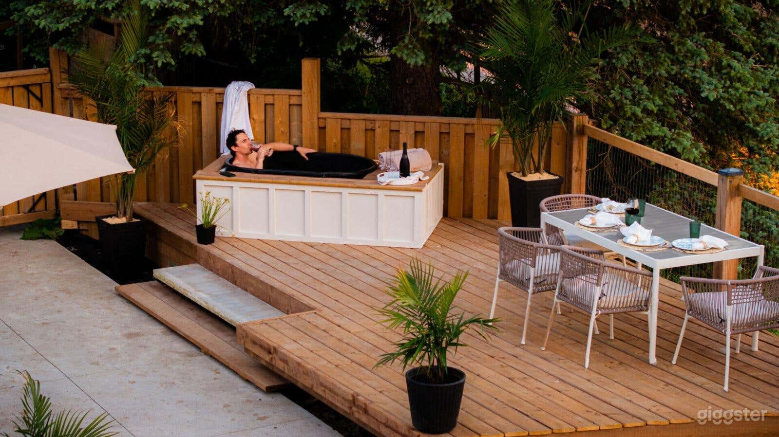 Relaxing Backyard Retreat with Field views Photo 3