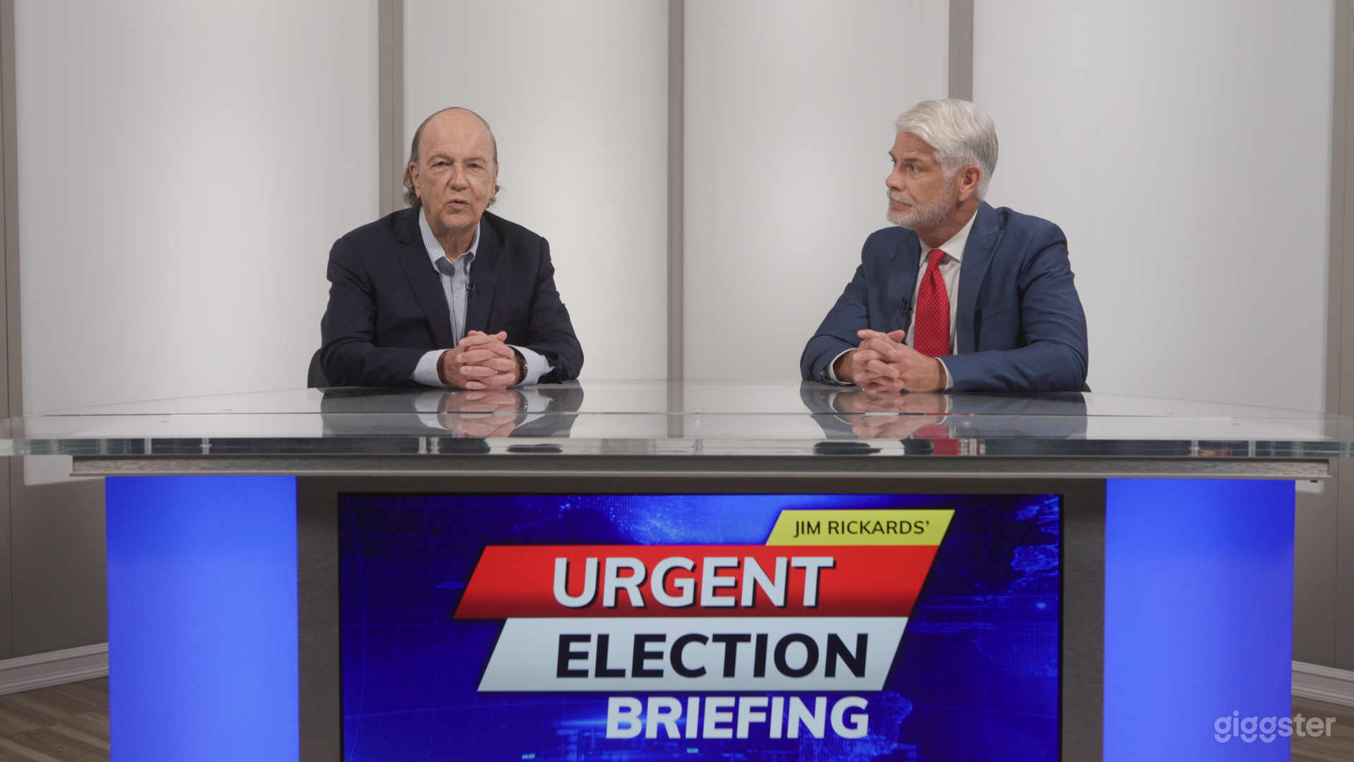 Newsdesk and backlit panels in-house