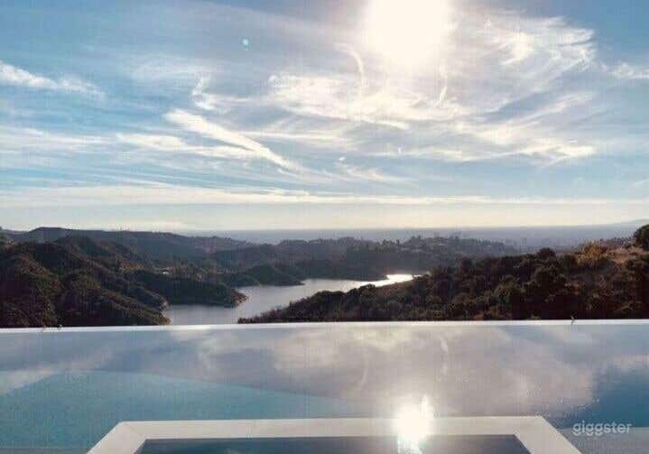 Gated Bel-Air Infinity Pool with Jetliner Views Photo 3