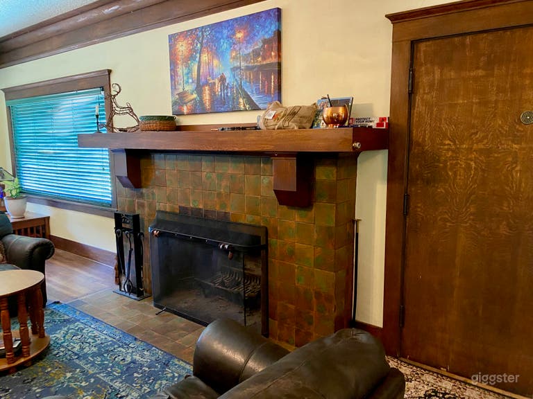  The magnificent fireplace 