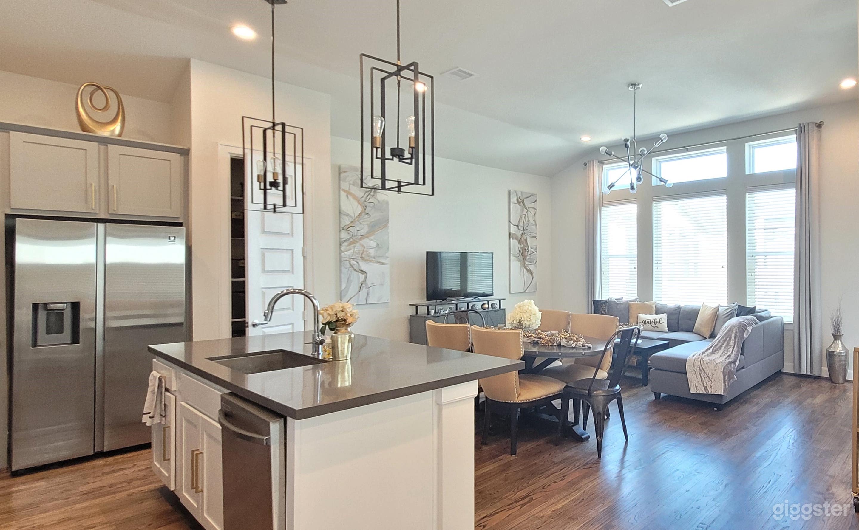 High ceilings and large windows providing abundant natural light