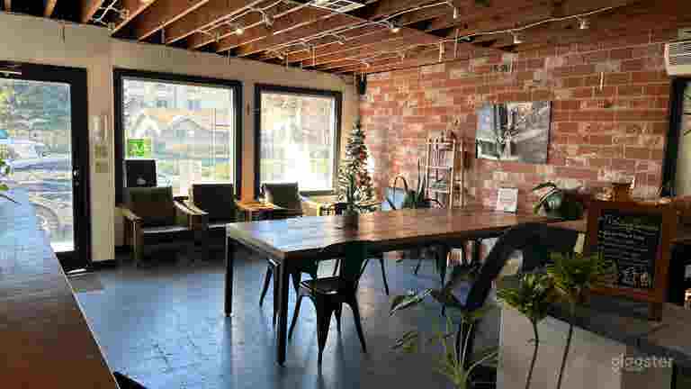  Historic Community Center Cafe Exposed Brick, Tile 