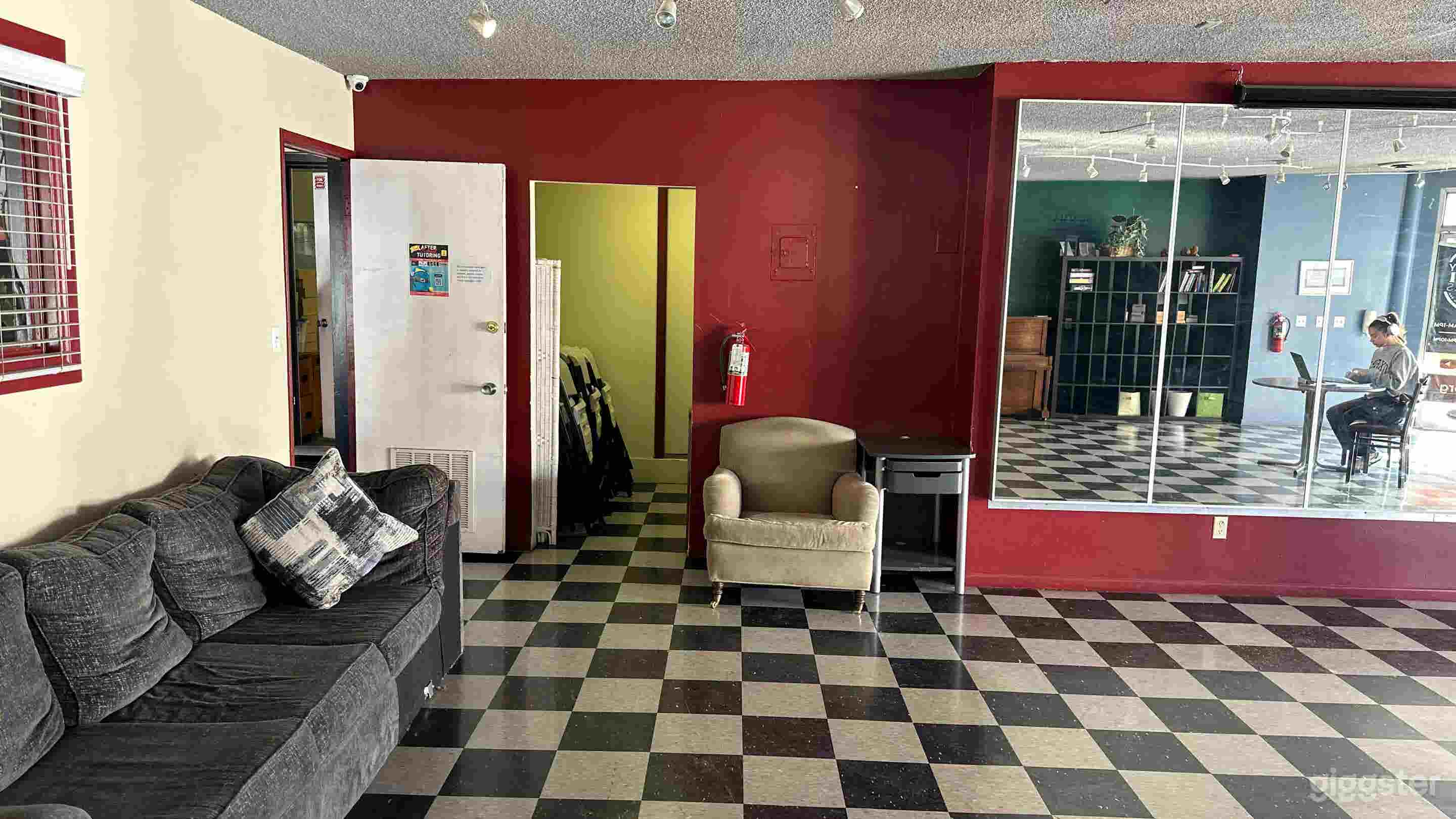 Historic Community Center Cafe Exposed Brick, Tile Photo 1