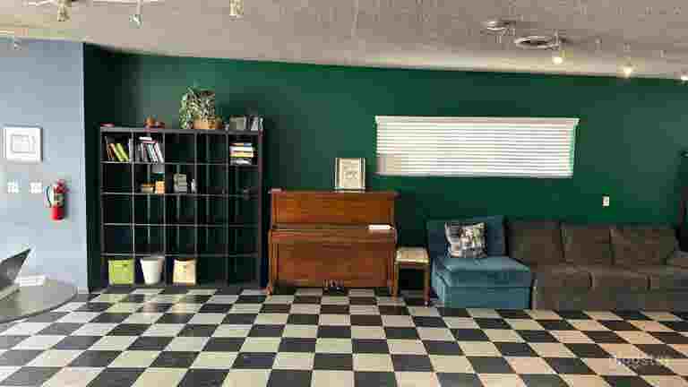  Historic Community Center Cafe Exposed Brick, Tile 