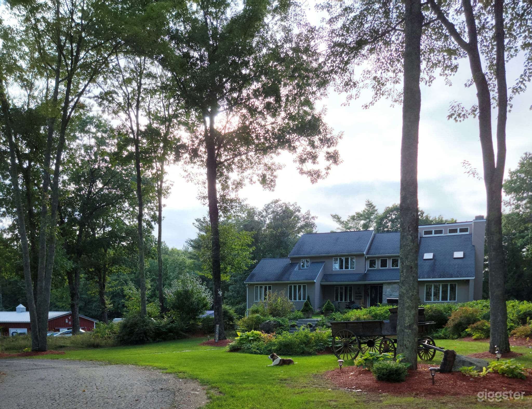 The entrance to the Ranch..