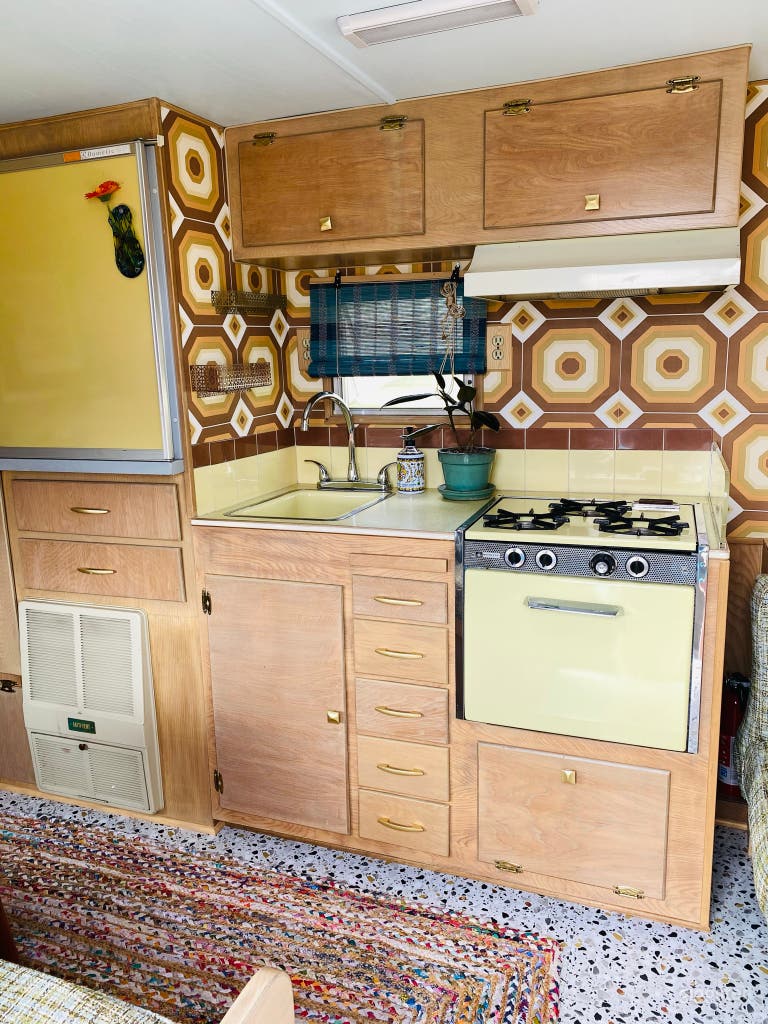  1963 Restored, Groovy Camper Trailer 