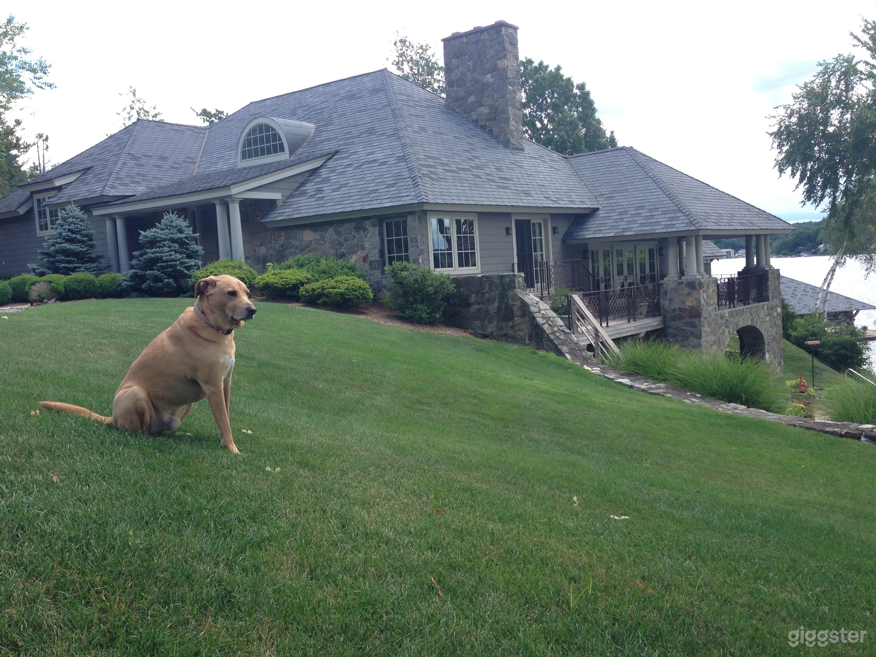 Front and Side View of Main Estate House