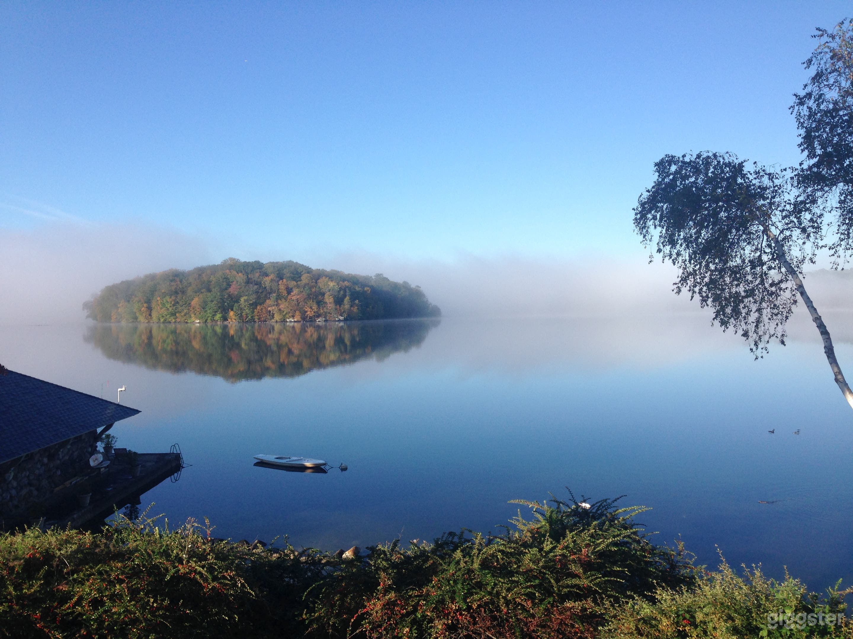 View of Lake from Top of Estate