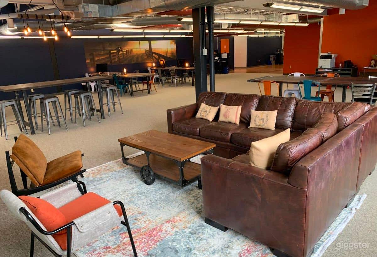 Large Industrial Barn Theme Open Co working space- Full Access Photo 1