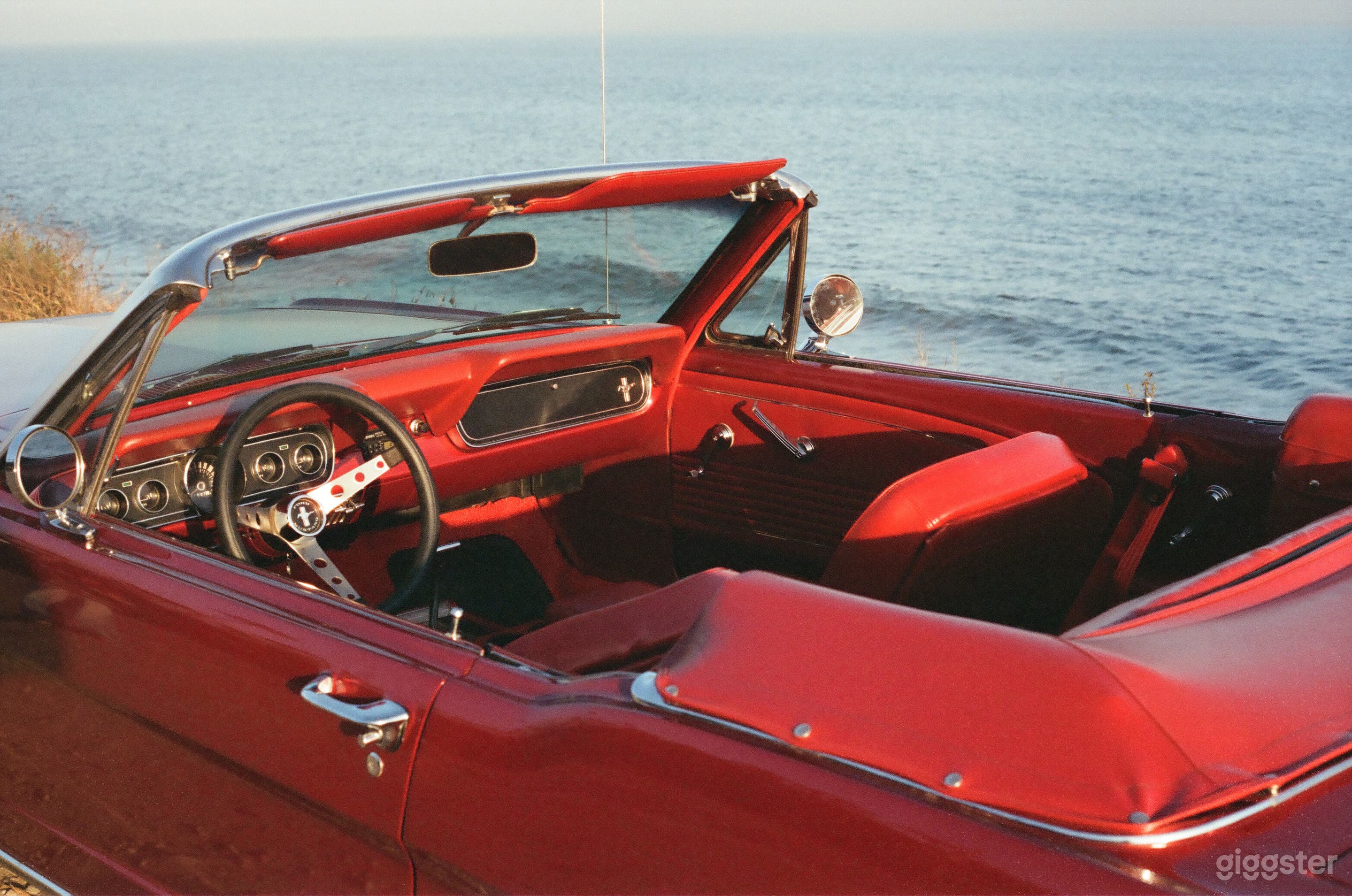 1966 Ruby Red Convertible Mustang Photo 3