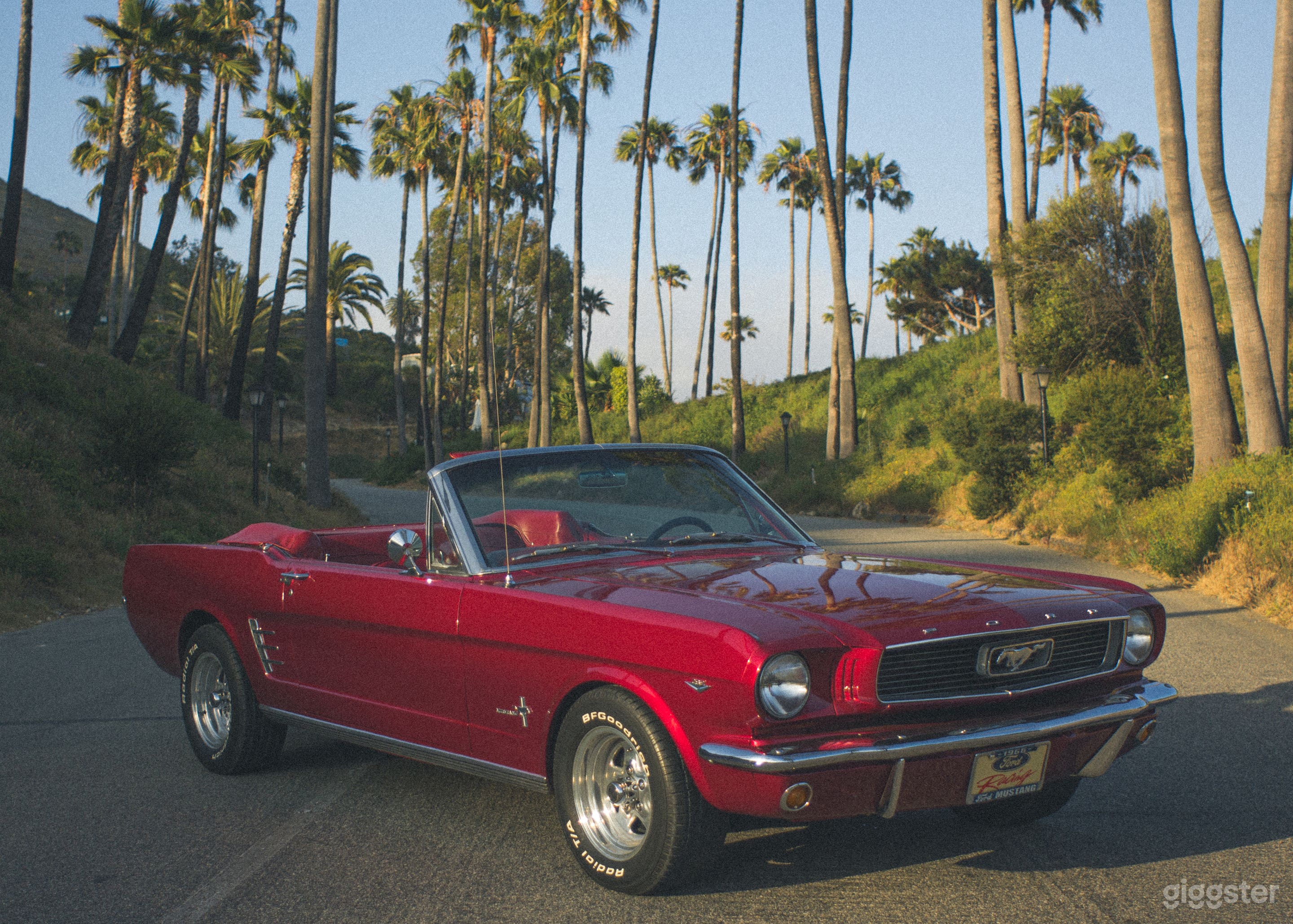 1966 Ruby Red Convertible Mustang Photo 1