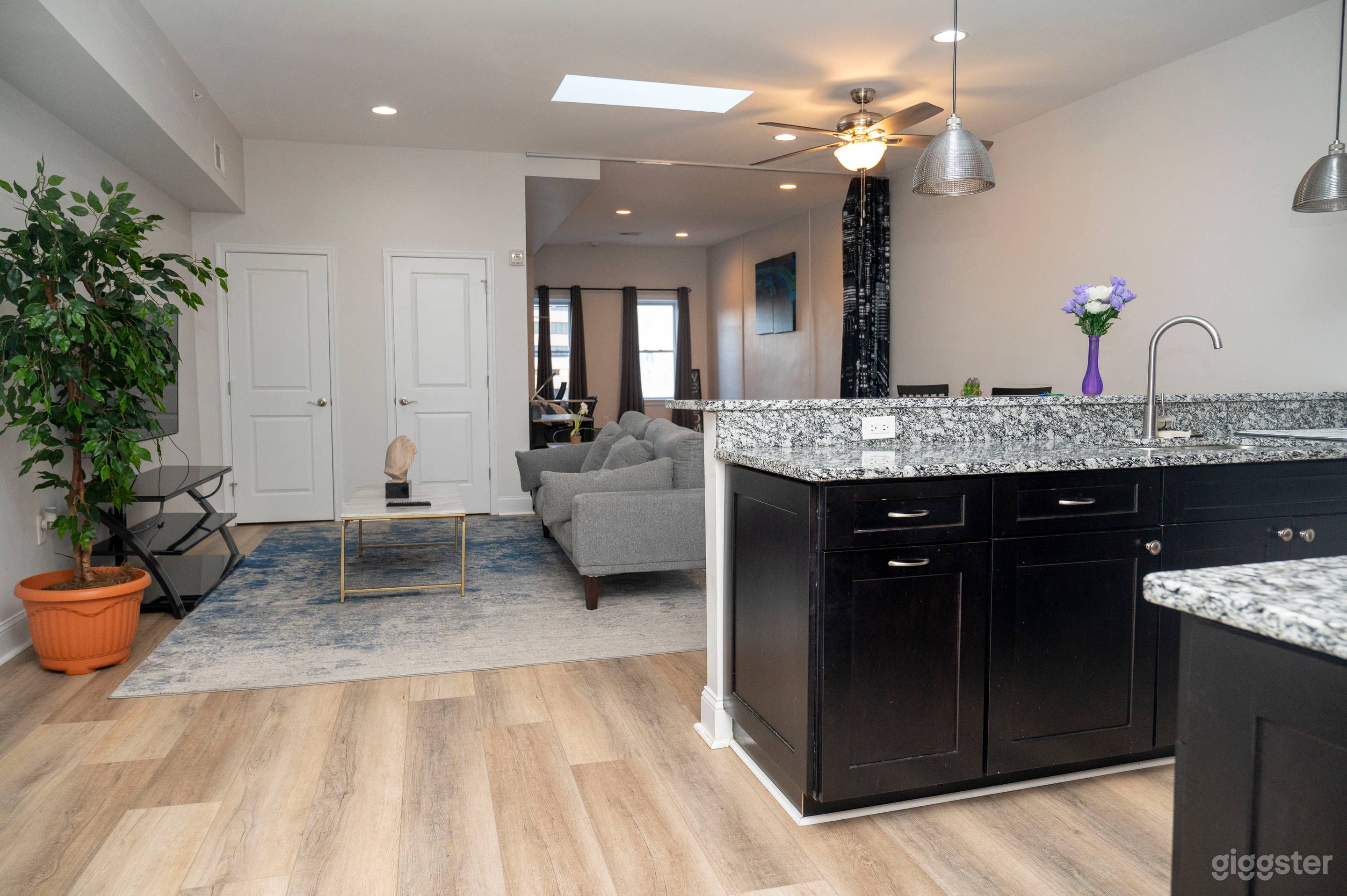 Unique Modern skylight Loft with Multiple Backdrop Photo 2