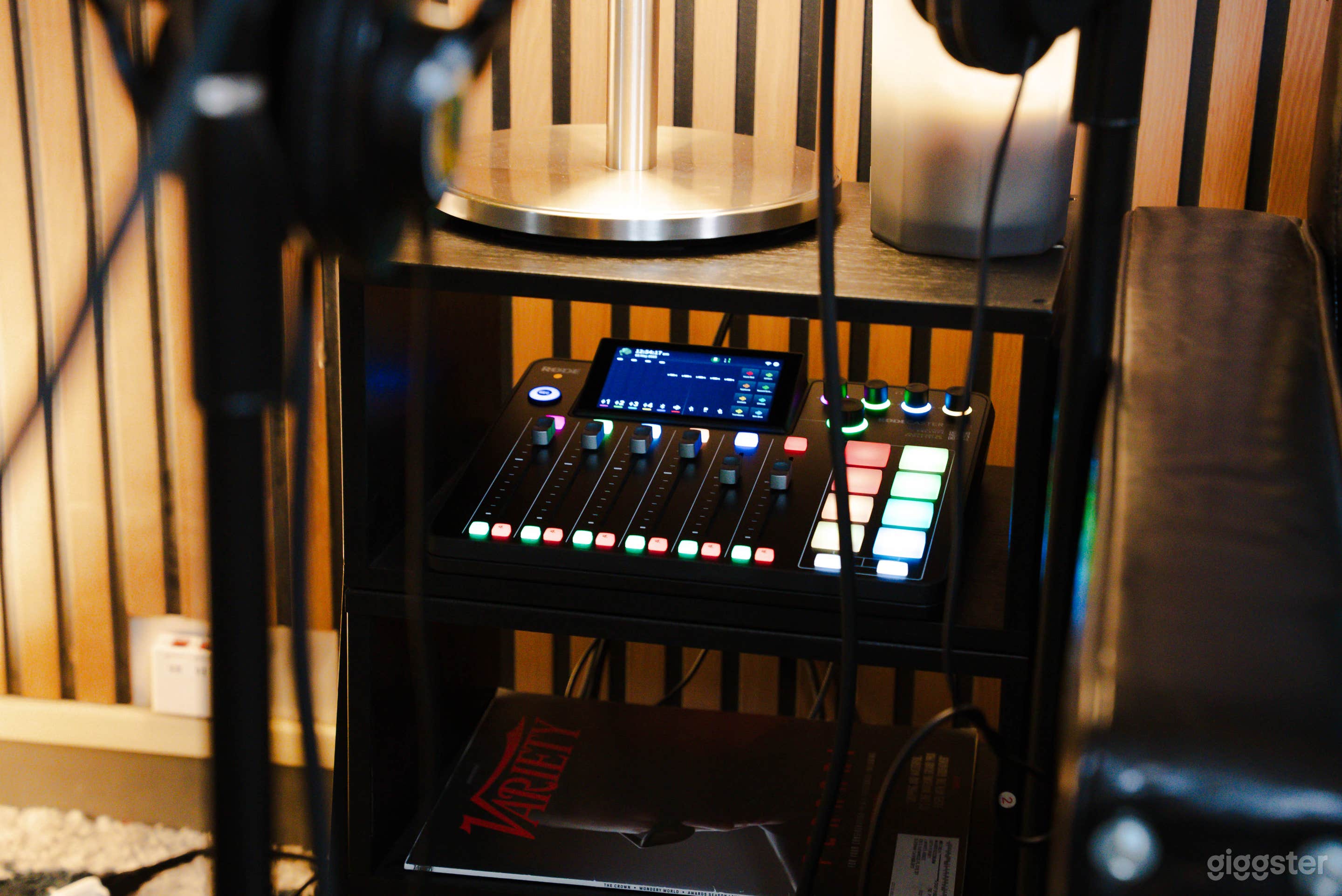 Pre-Lit Upscale Podcast Recording Studio - BURANK Photo 4