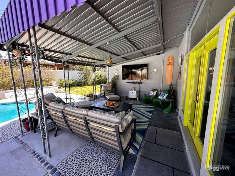   Pool/Furnished patio. 