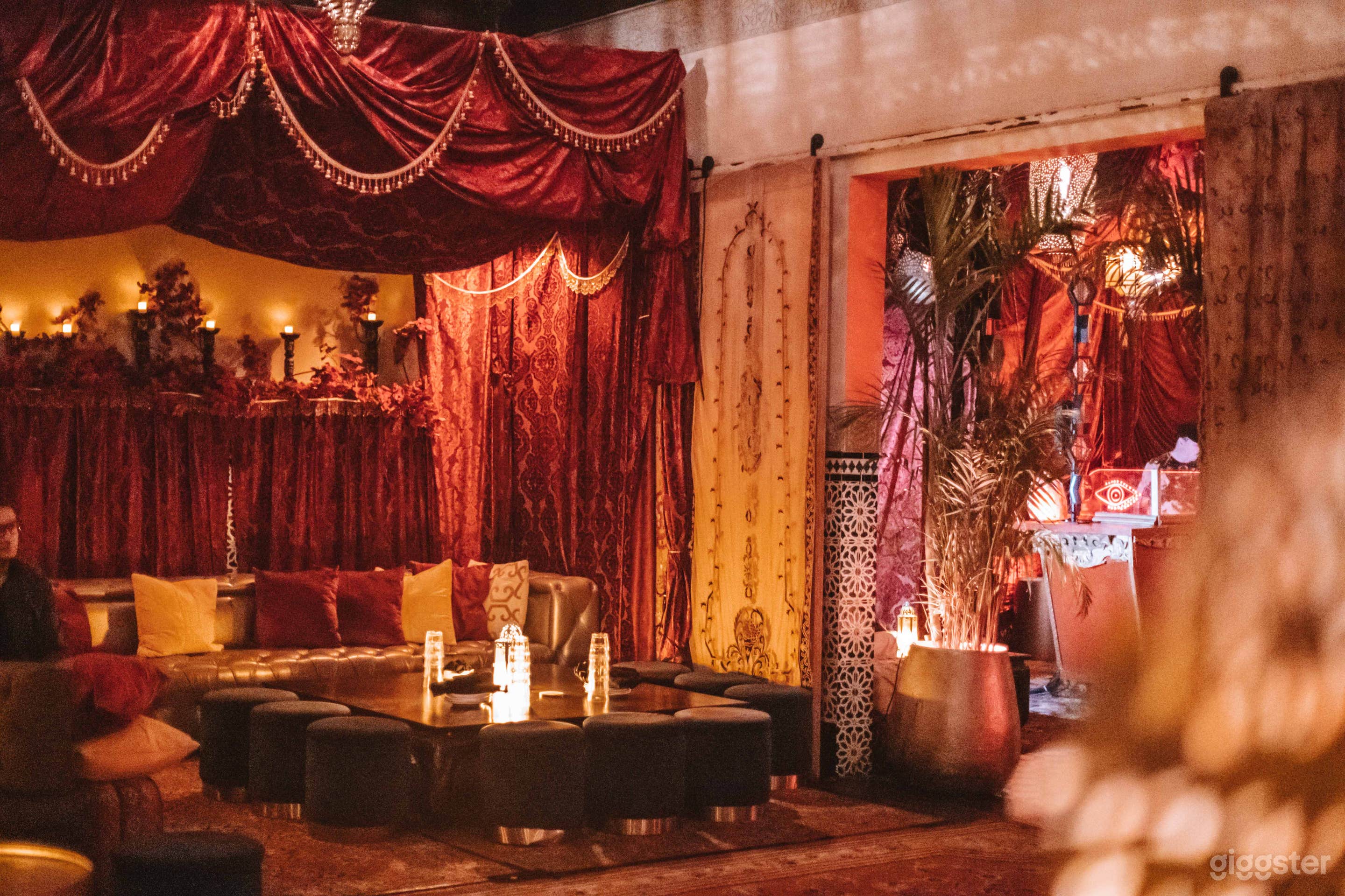 front room dining area