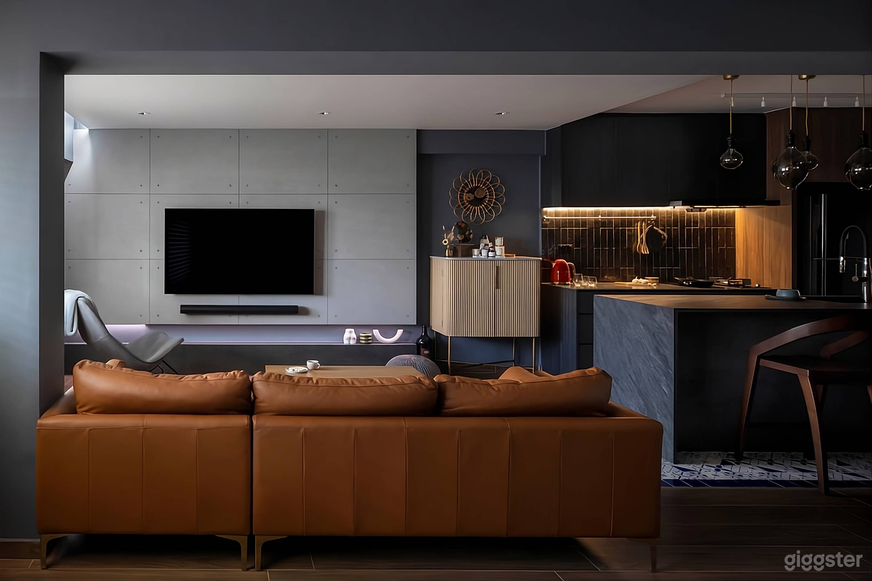 Modern Industrial 4BR Apartment  Photo 1