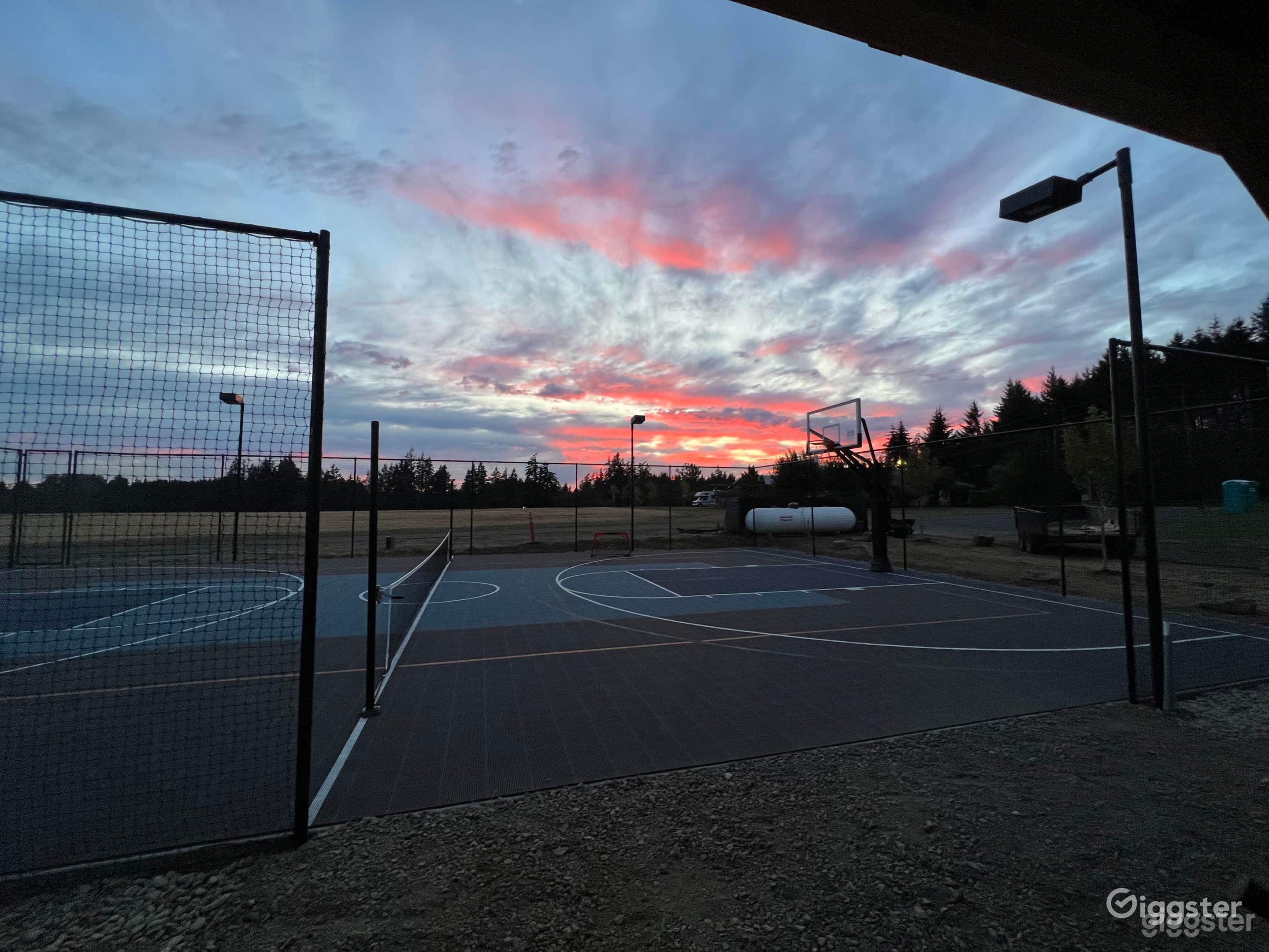 Court at Sunset