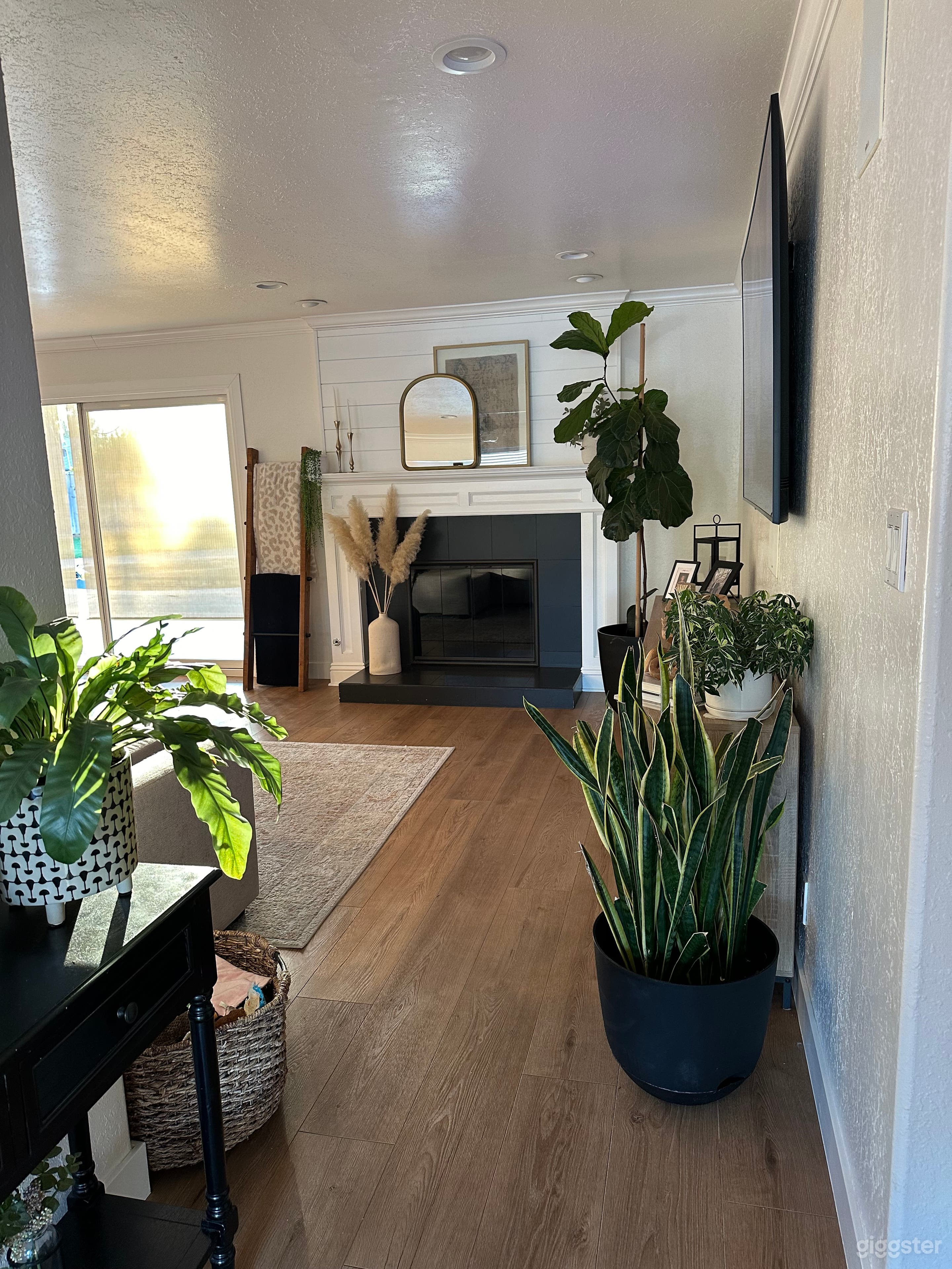 Walking in the front door