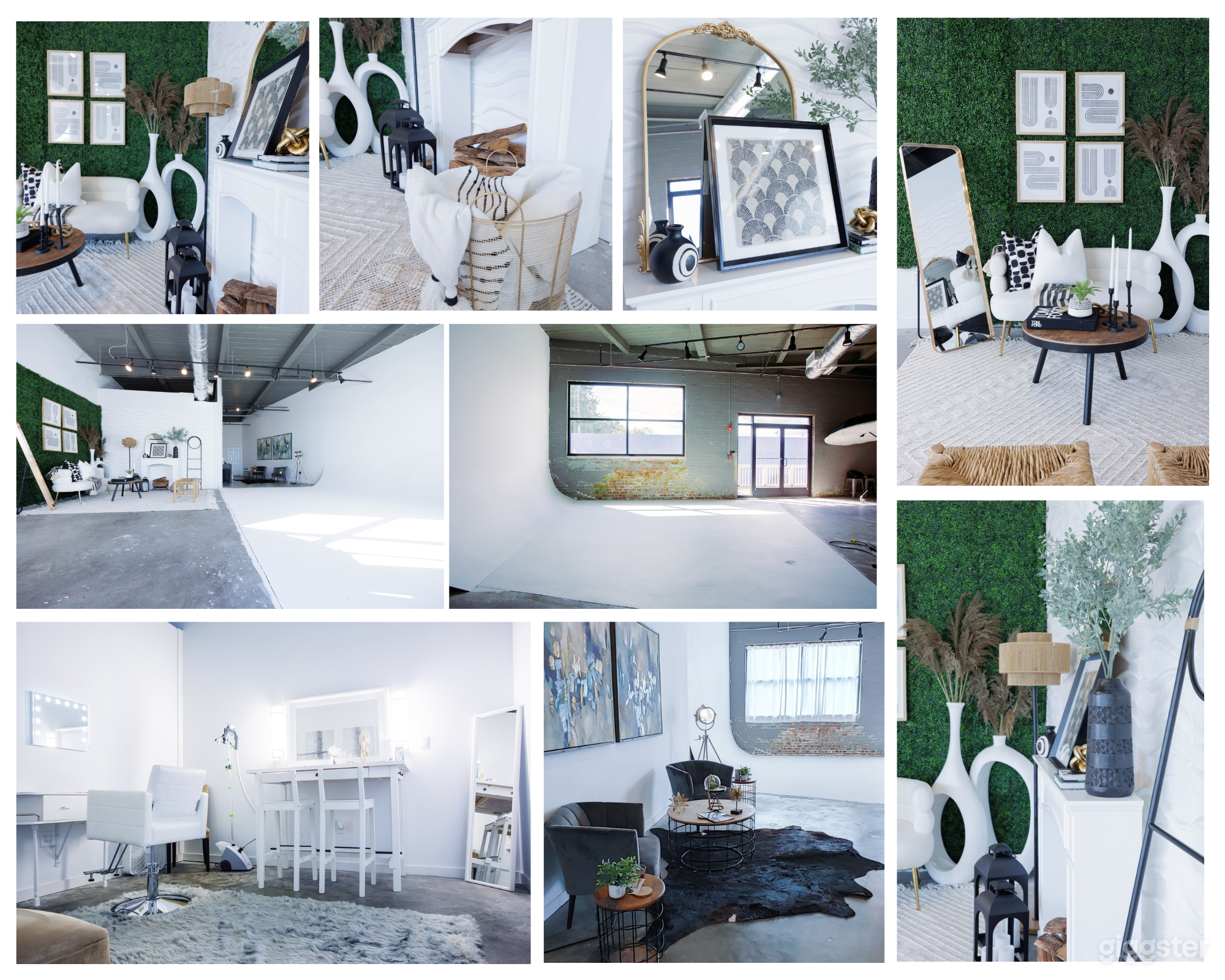 Modern Set Now Converted into Christmas for the Season