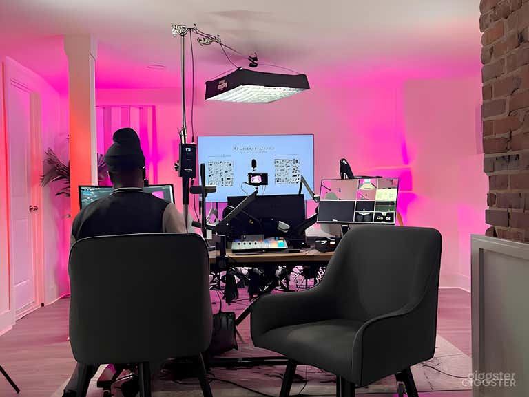  Studio 1: Podcast Table Scene 