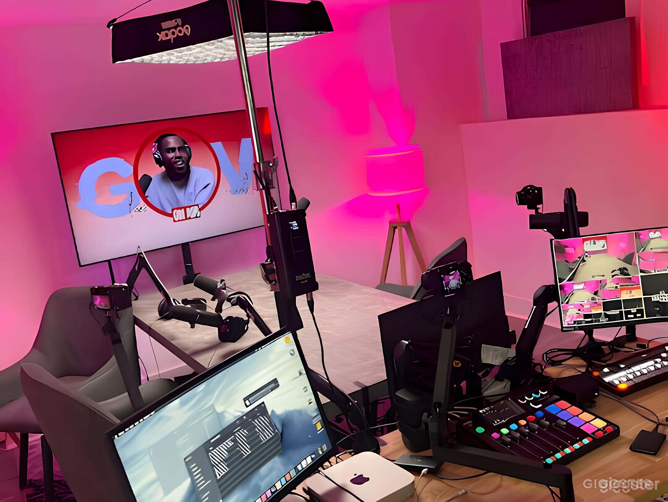 Studio 1: Podcast Table Scene Photo 3