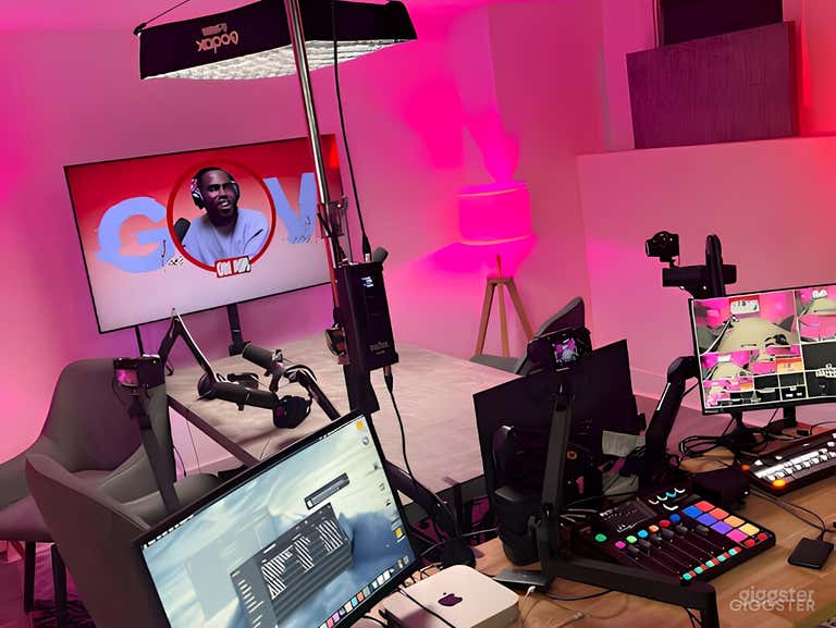  Studio 1: Podcast Table Scene 