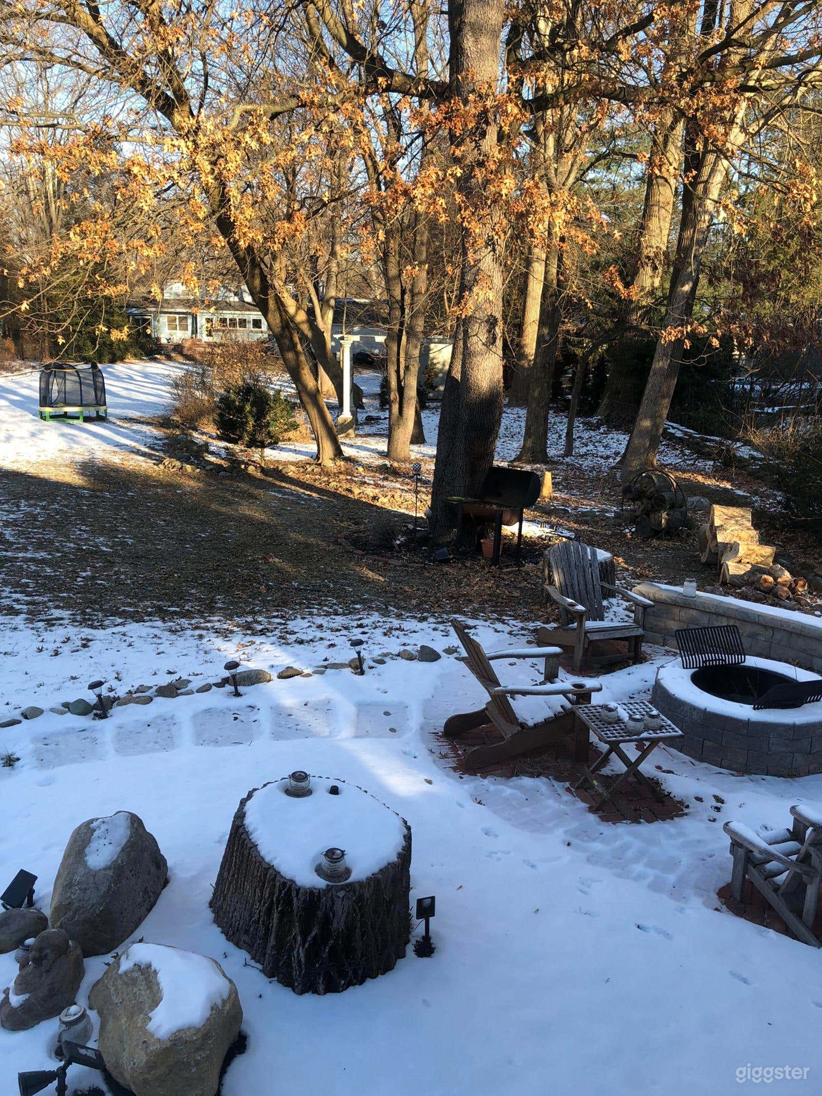 Charming French Country Backyard Photo 1