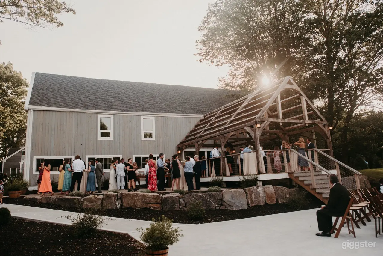 Rustic 1800s Barn with Scenic Porch &amp; Patio Photo 1