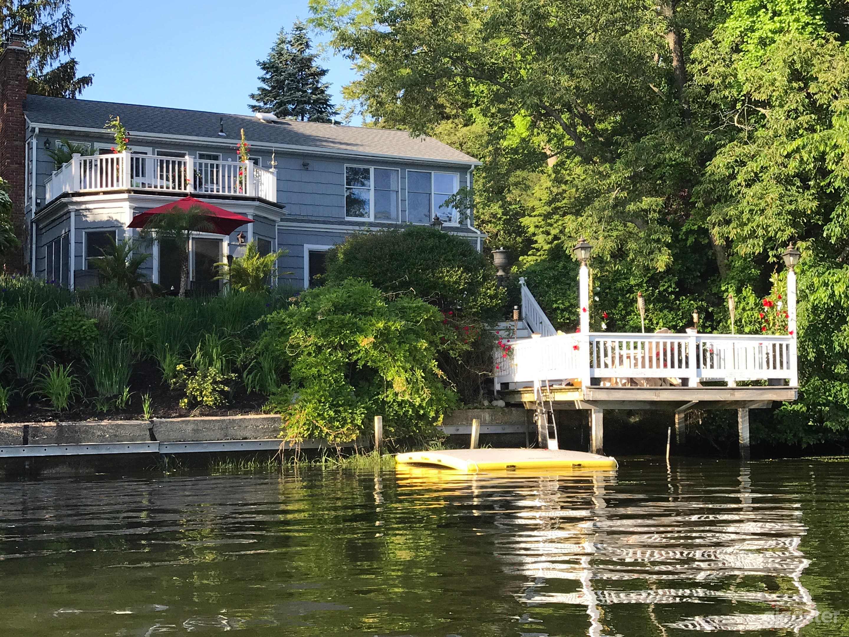 Back of house and dock