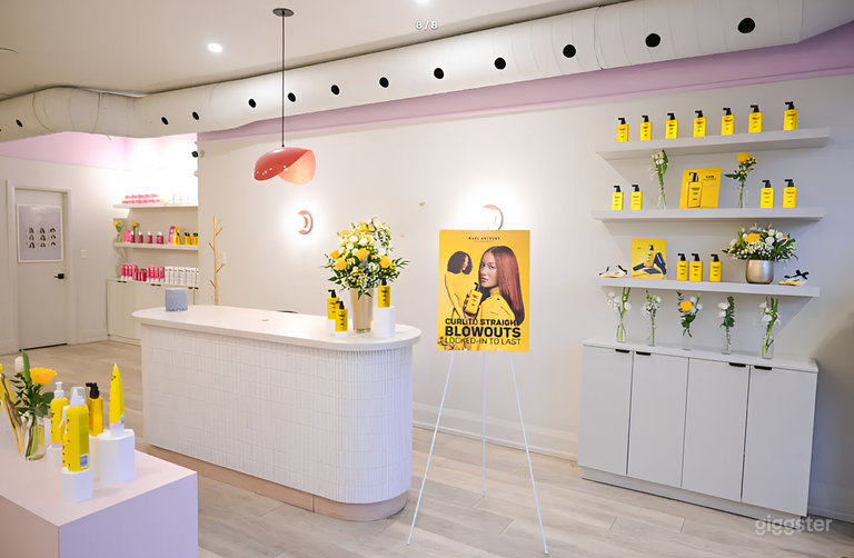  Hochwertiger Salon für strukturiertes Haar für Events & Markenaktivierungen 