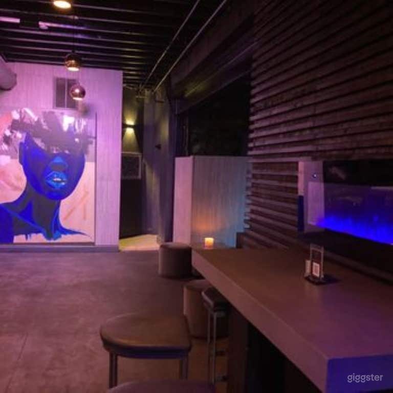  Salon sexy et haut de gamme avec bar complet & cuisine 