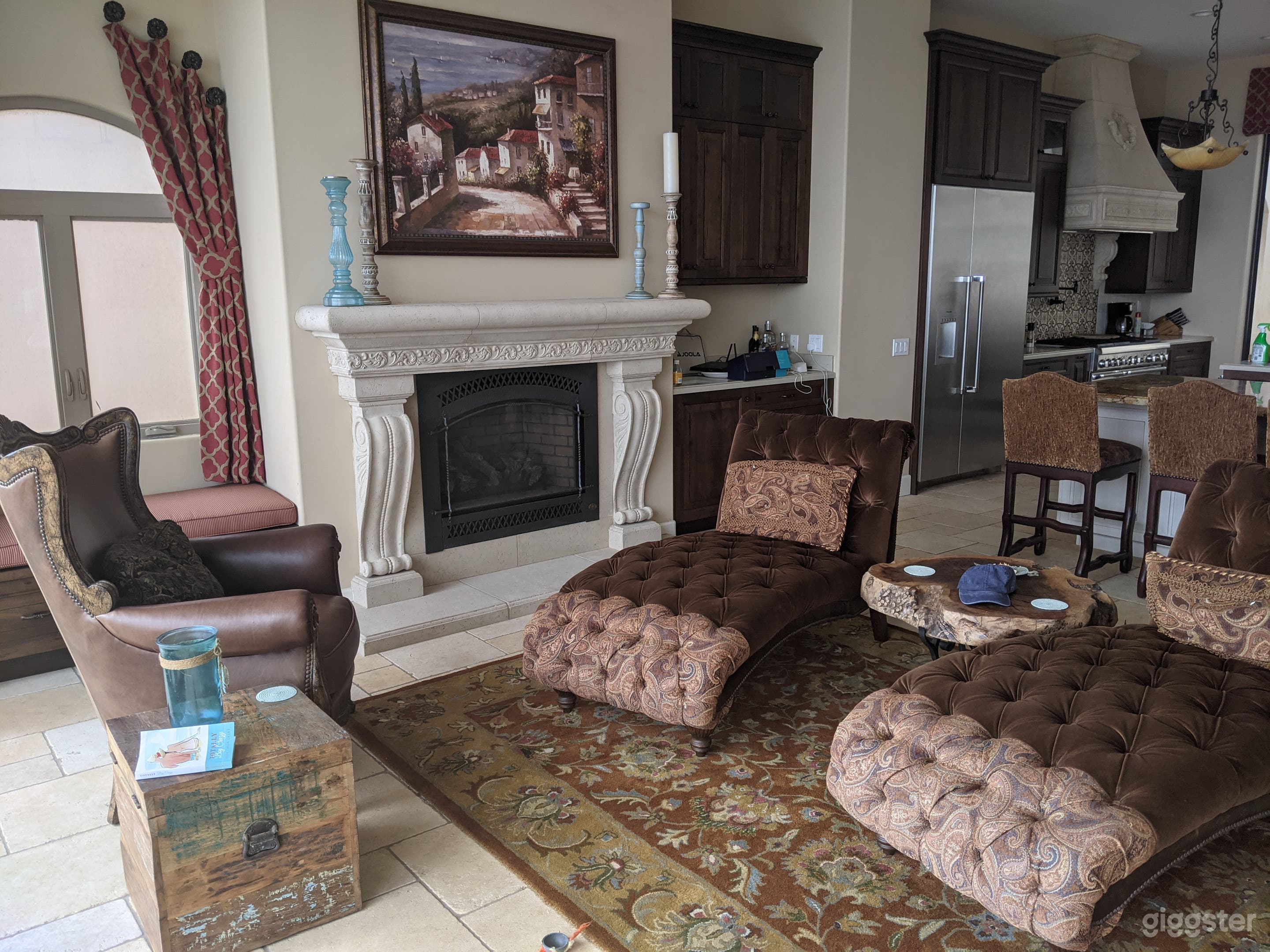Living Area with view of the beach