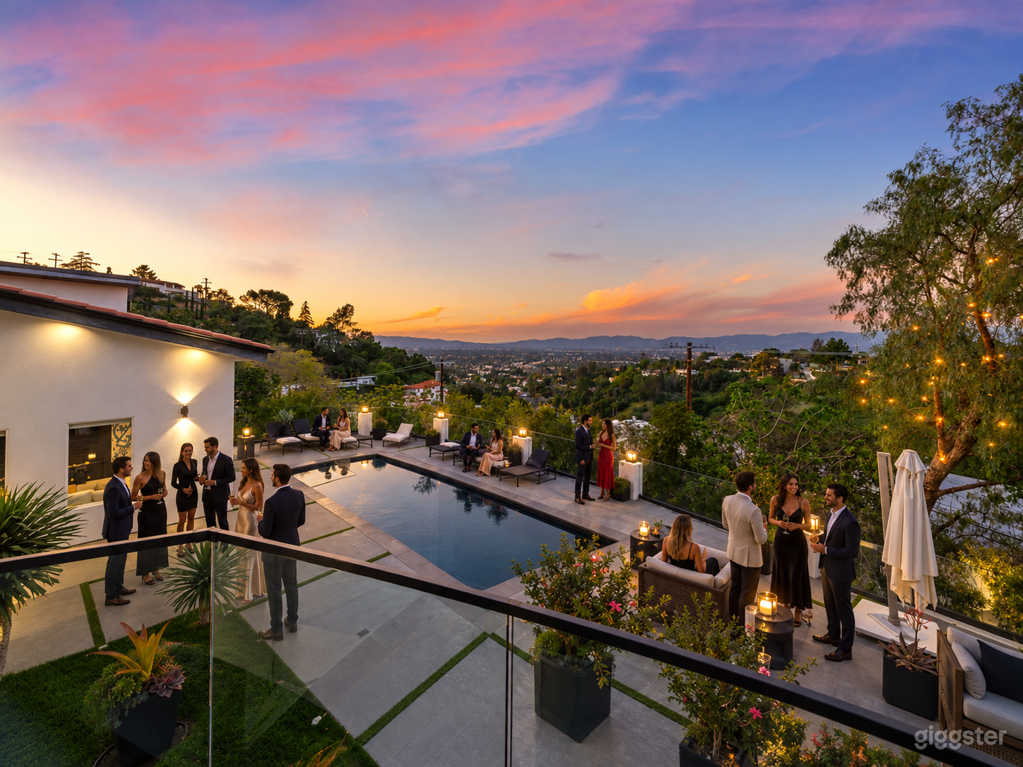 Hollywood Hills Mansion w/ Panoramic Valley Views Photo 2
