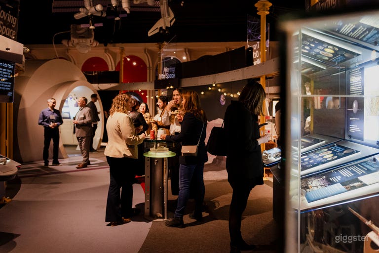  Cosmic Courtyard filled with Space Exhibitons 