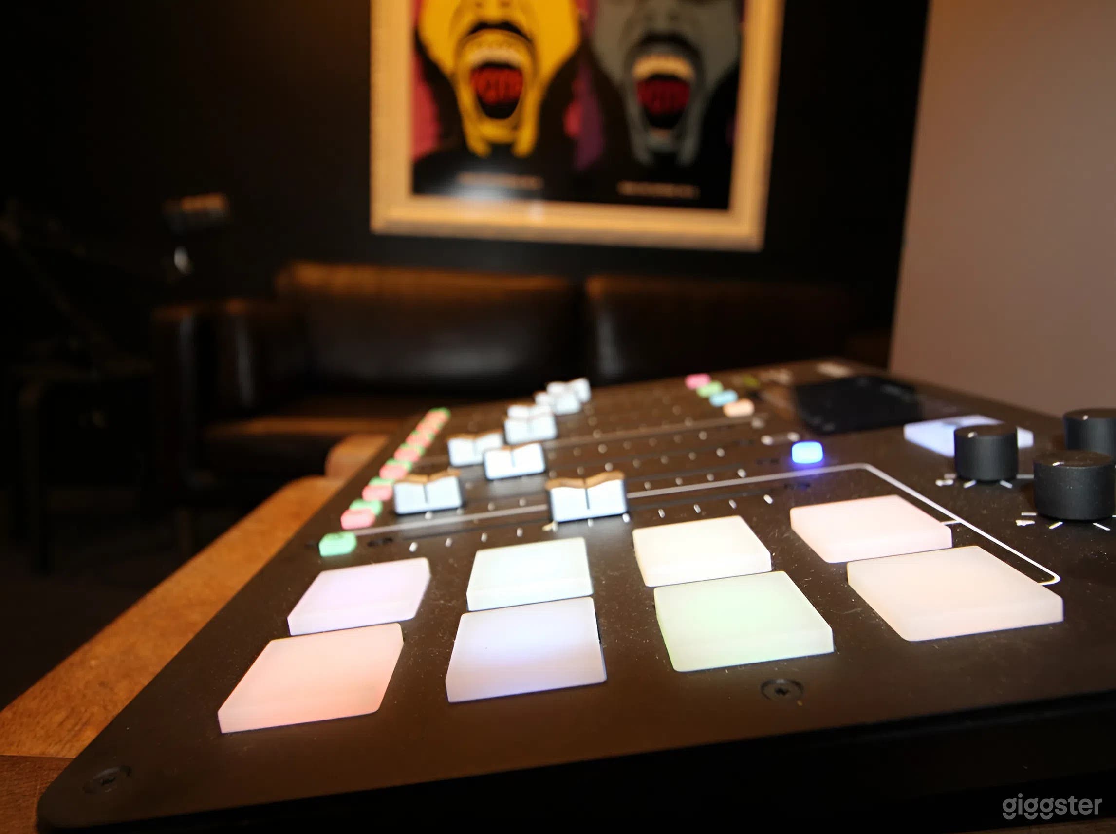 4-Person Podcast Studio with Engineer & Live Stream Photo 4