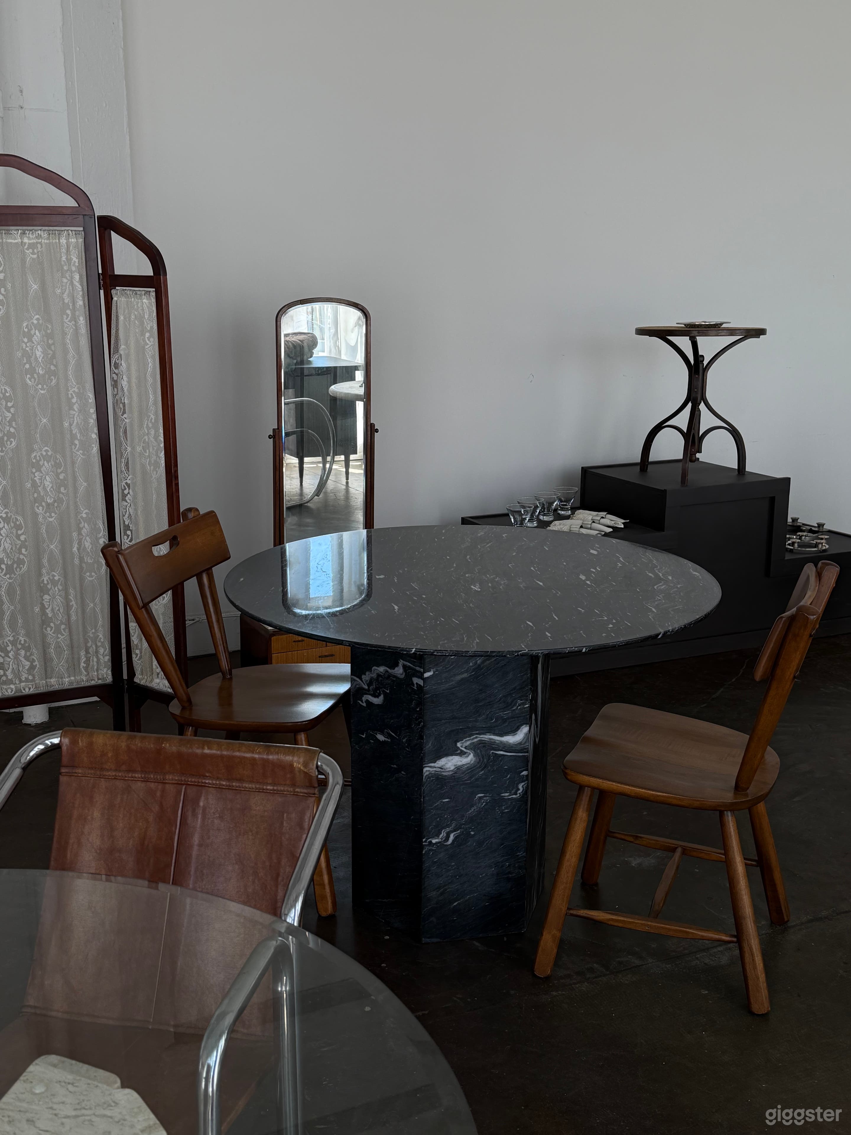 Minimal Lifestyle Studio with Vintage Furniture Photo 3