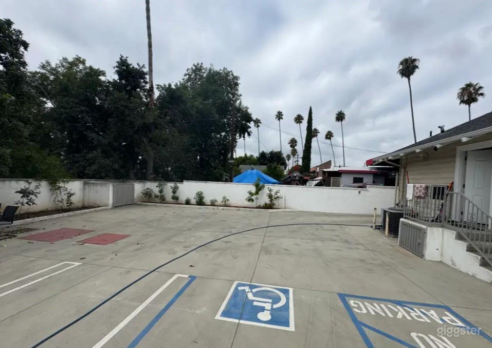 Spacious Private Parking Lot for Productions Photo 1