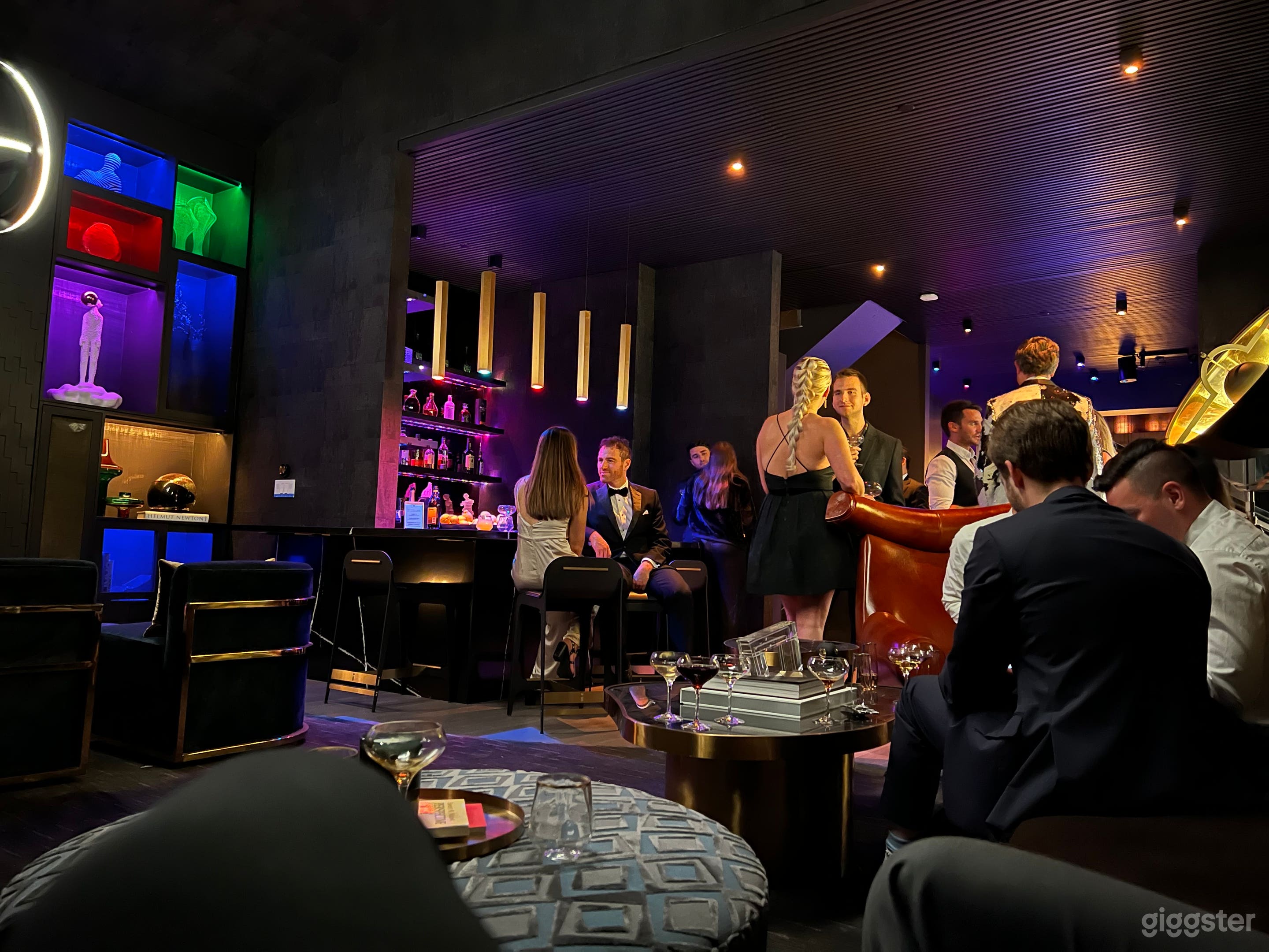 Living / lounge area and bar