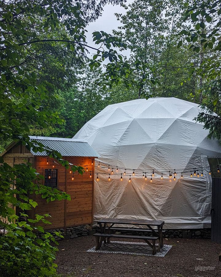 Geodome Retreat Venue with Sauna &amp; 360° Mountain Photo 3