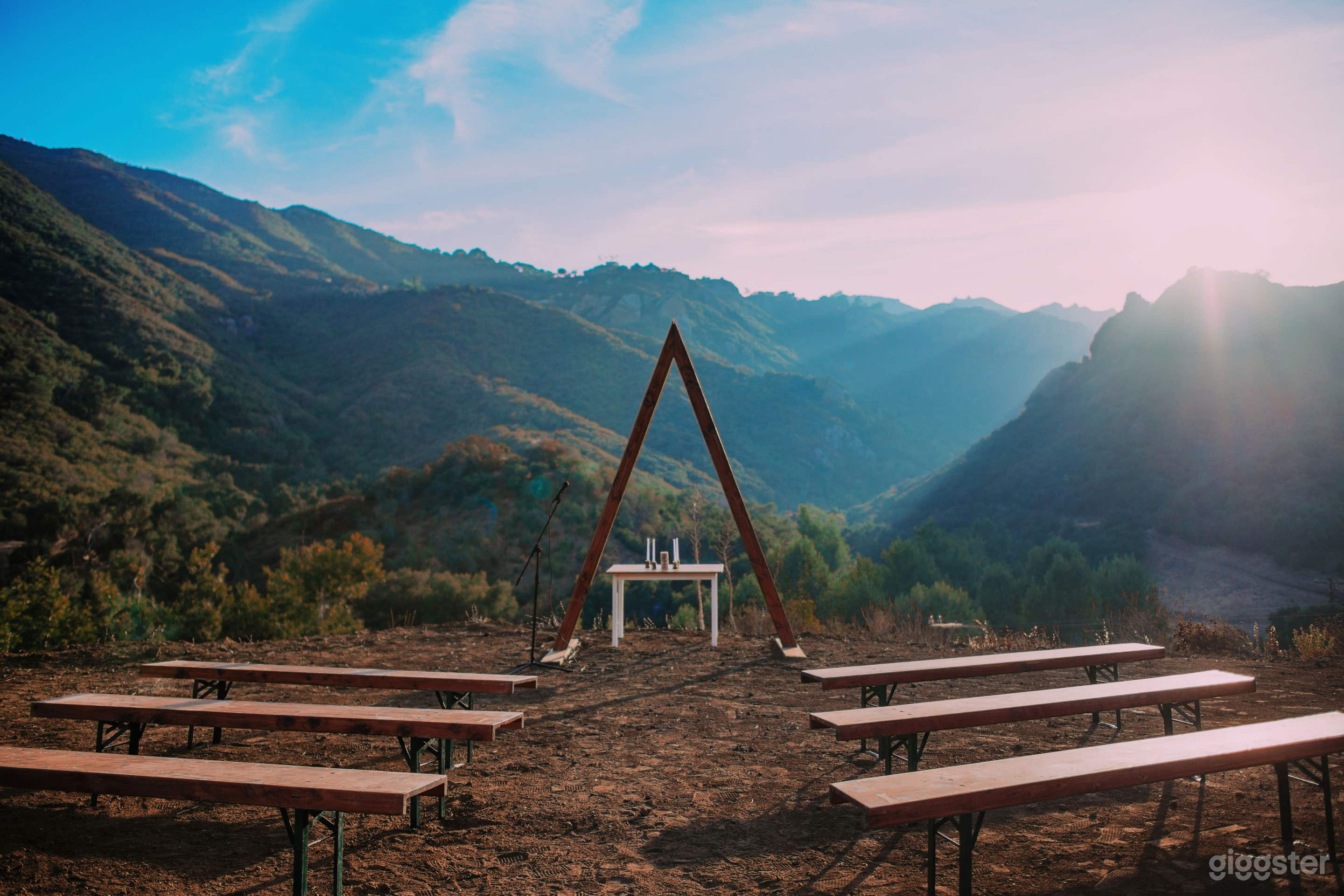 Event by Cloth &amp; Flame (chairs, arch, etc. provided by Cloth &amp; Flame)