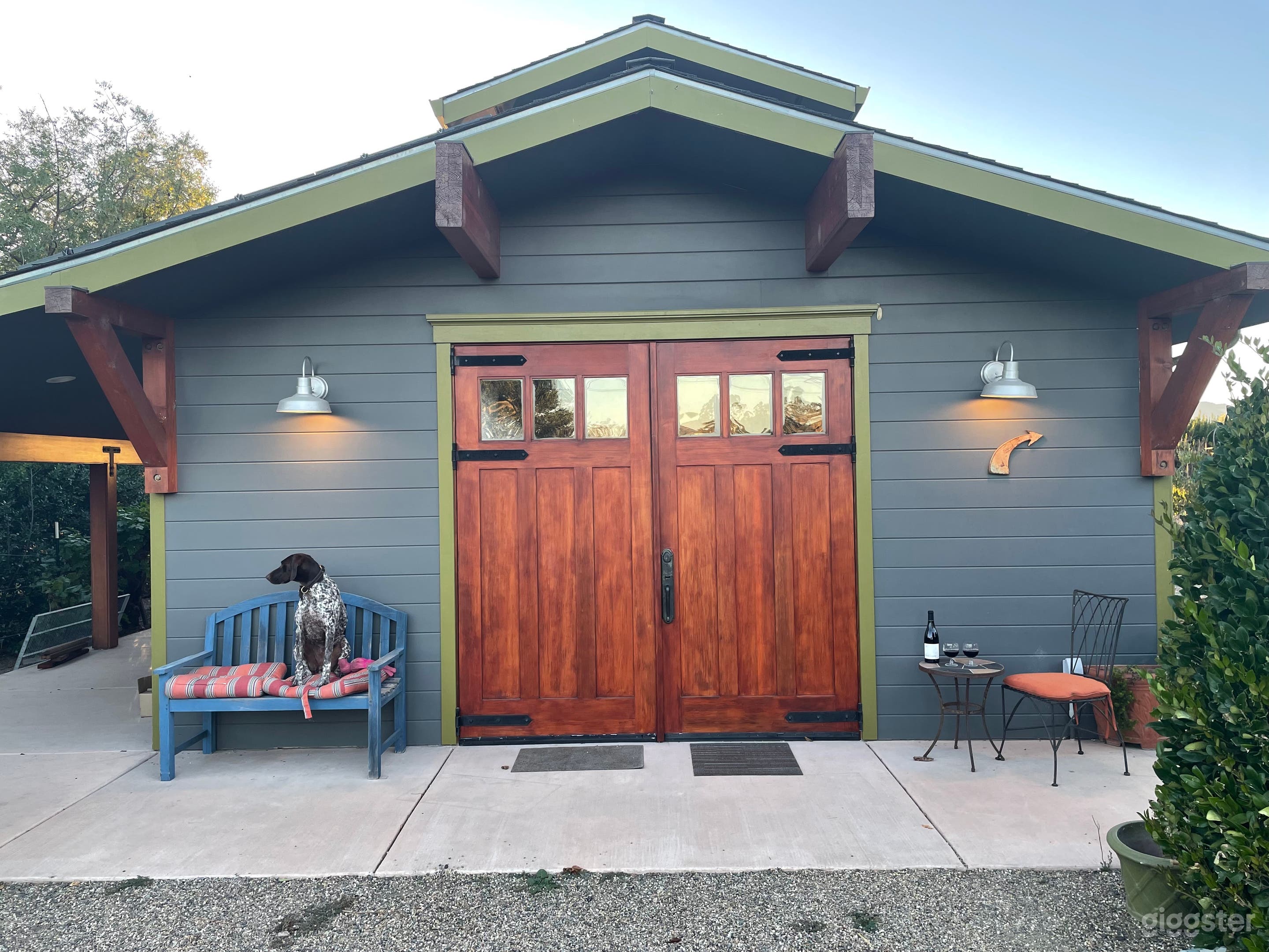 Entrance to Barn-Suite and follow the arrow at right side path...