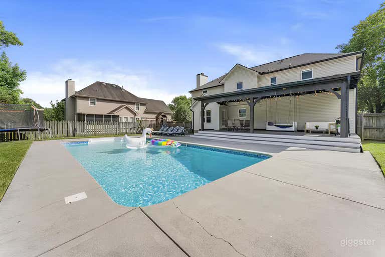  Backyard Pool with a Big Cove Porch 