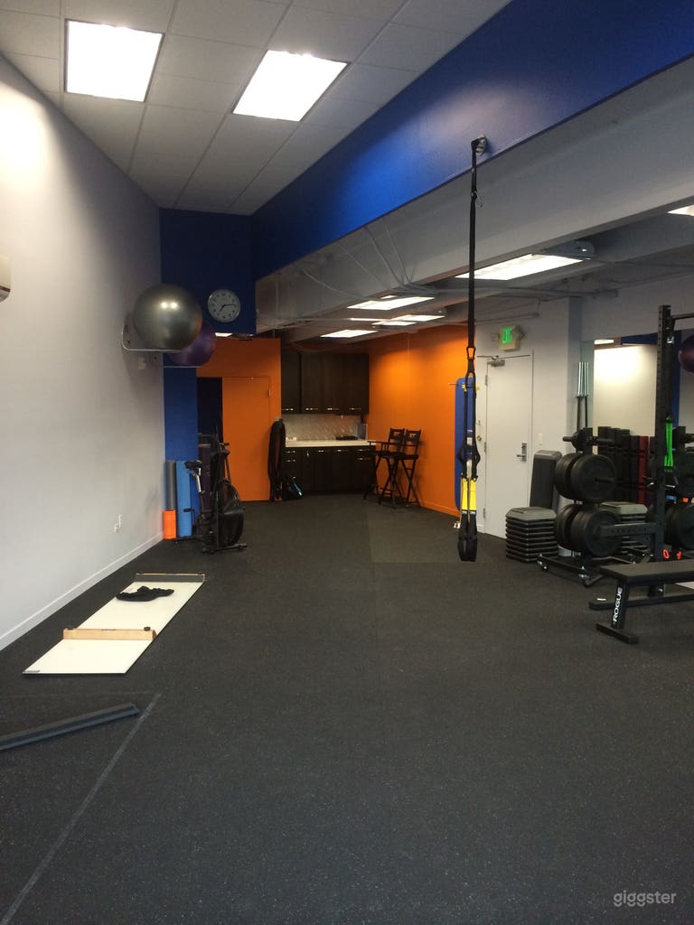  Pequeño estudio de fitness 