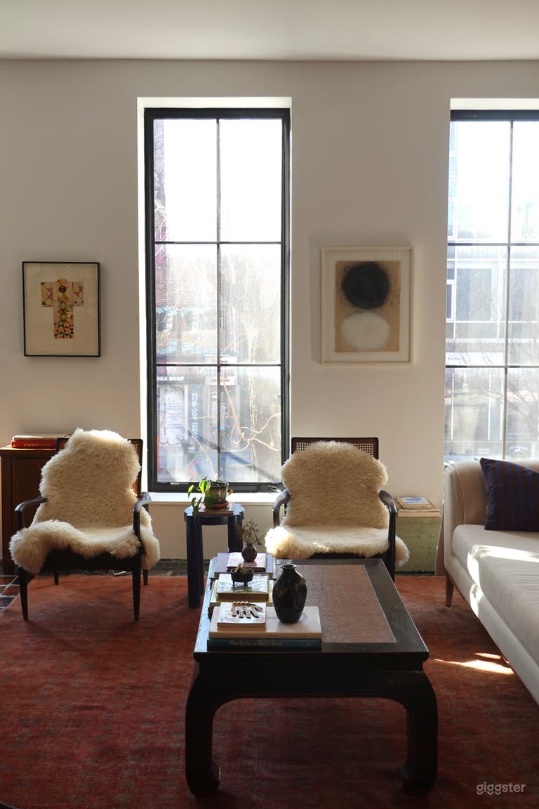  Retro 1BR with Tiled Floors, Tall Windows, Exposed Brick 